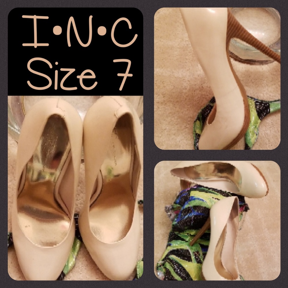 I•N•C High Heel Pumps Sz 7 - Picture 2 of 7